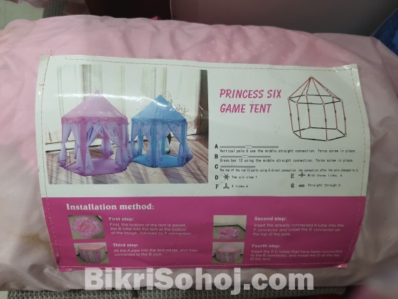 Kids castle tent